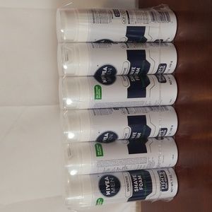 Nivea Men Sensitive Shave Foam 6 Count 7oz bottles